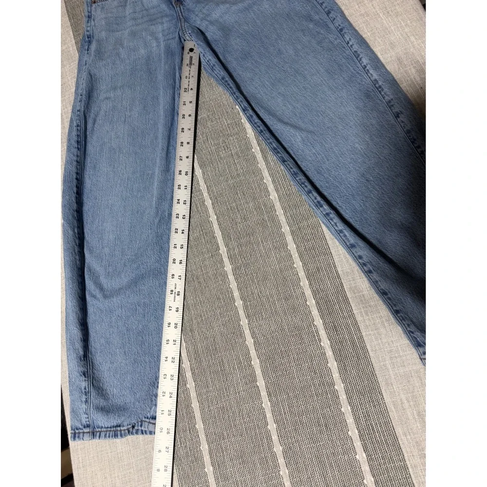 Abercrombie Kids Baggy Jeans‎ Light Wash Blue Denim Size 13/14 Regular